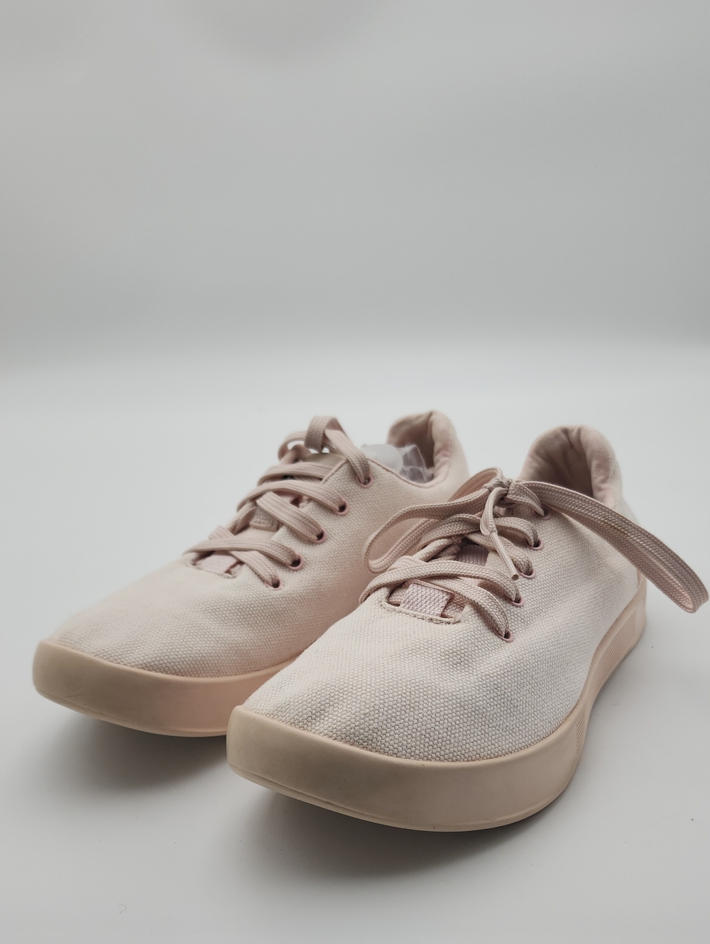 NOBULL Canvas Trainer Blush Pink Low Top Crossfit Shoes Unisex M 5 W 6.5